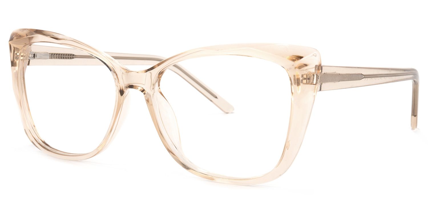 Farris Champagne Quadratische Brillen1