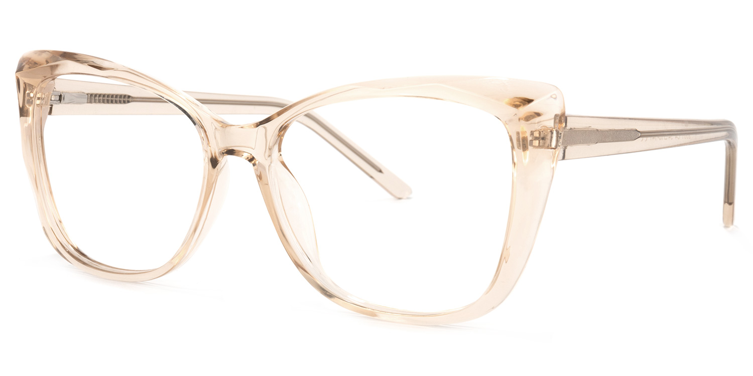 Farris Champagne Quadratische Brillen1