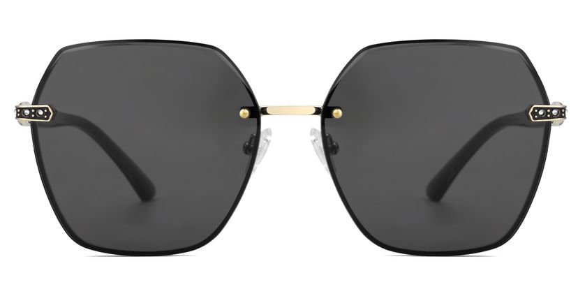 Earlean Grau Geometrisch Sonnenbrille