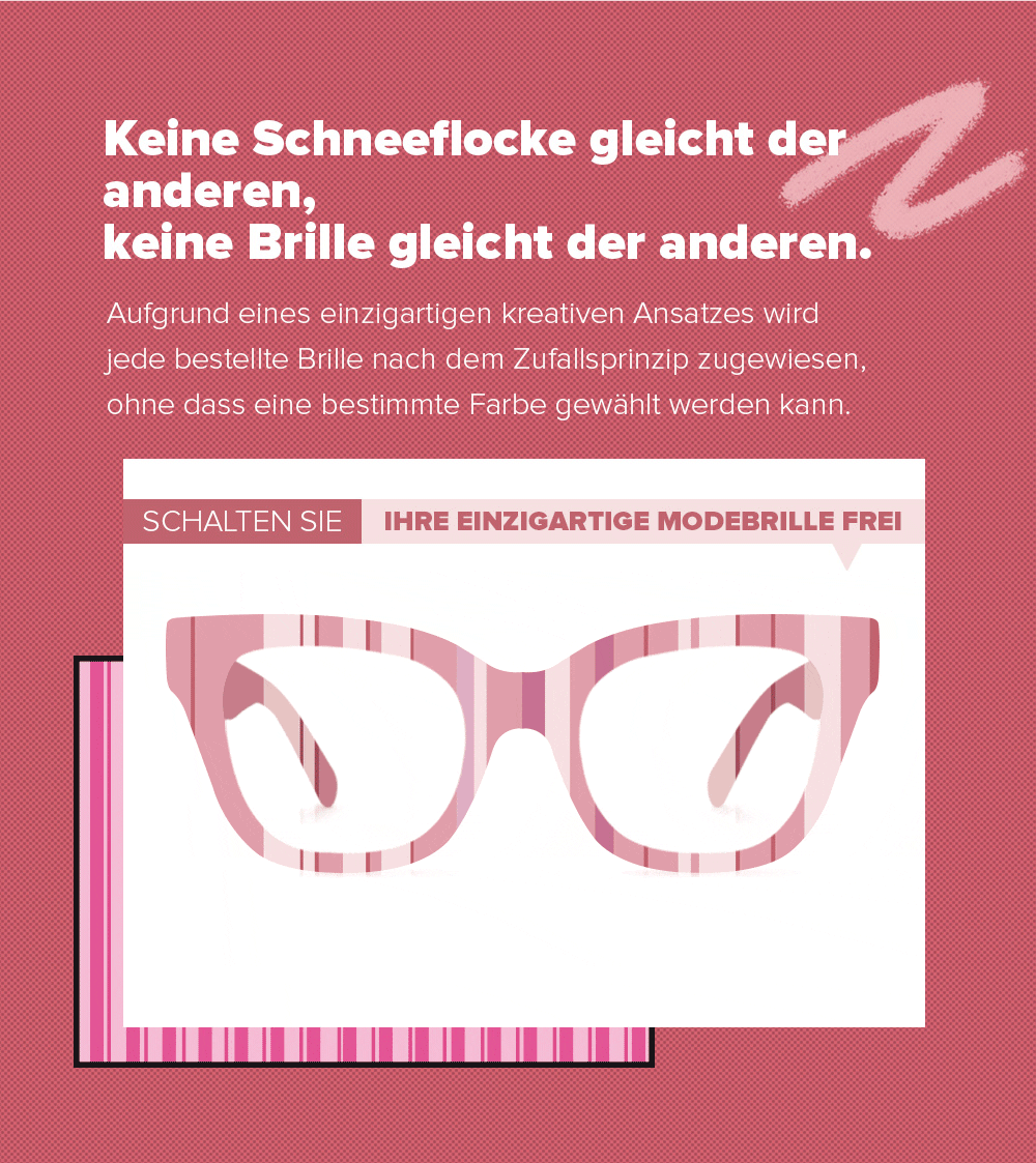 Nereyda Kaugummi Bunt Cateye Bonbon Brille