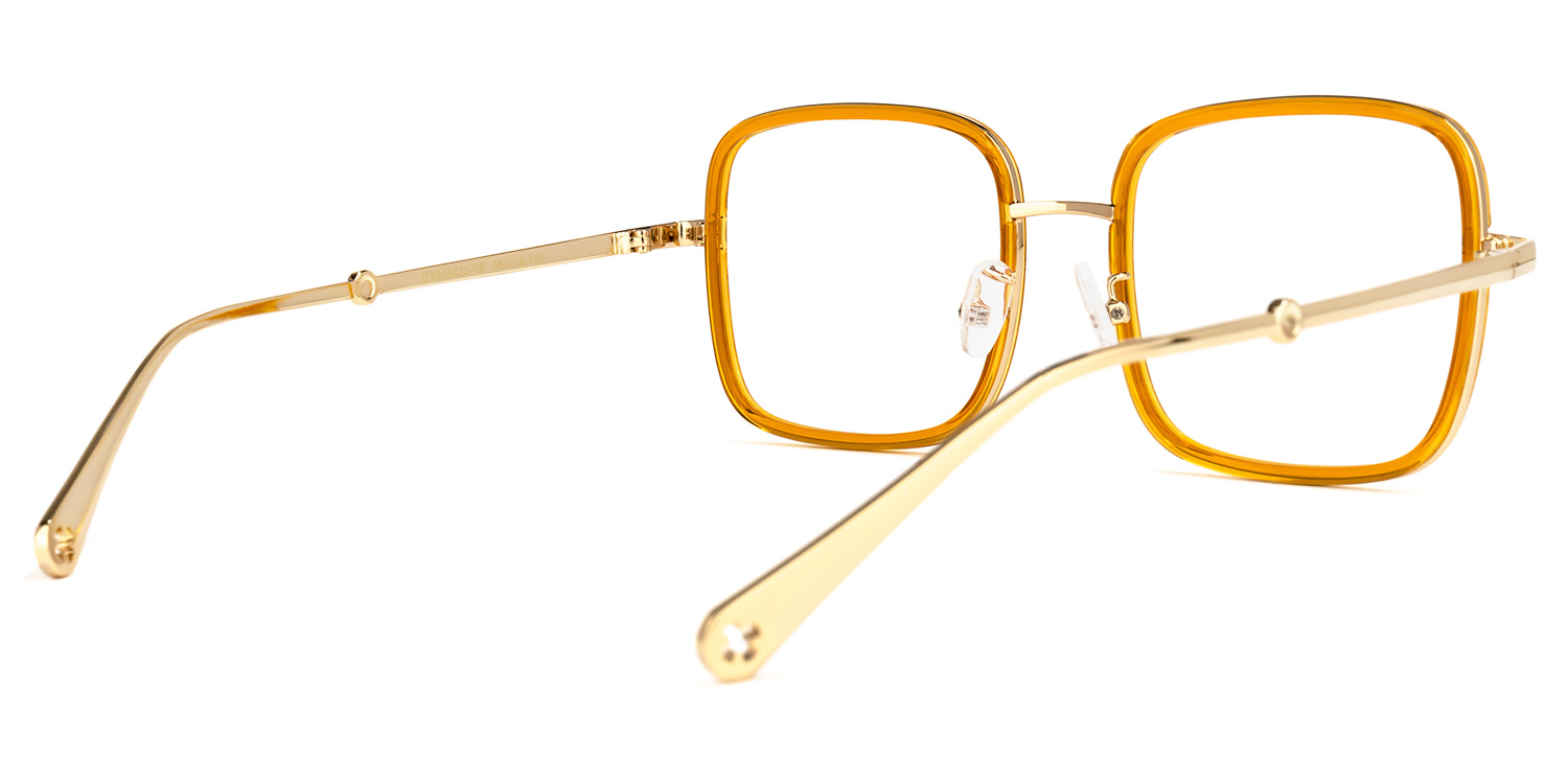 Jace Gelb Quadratisch Brille2