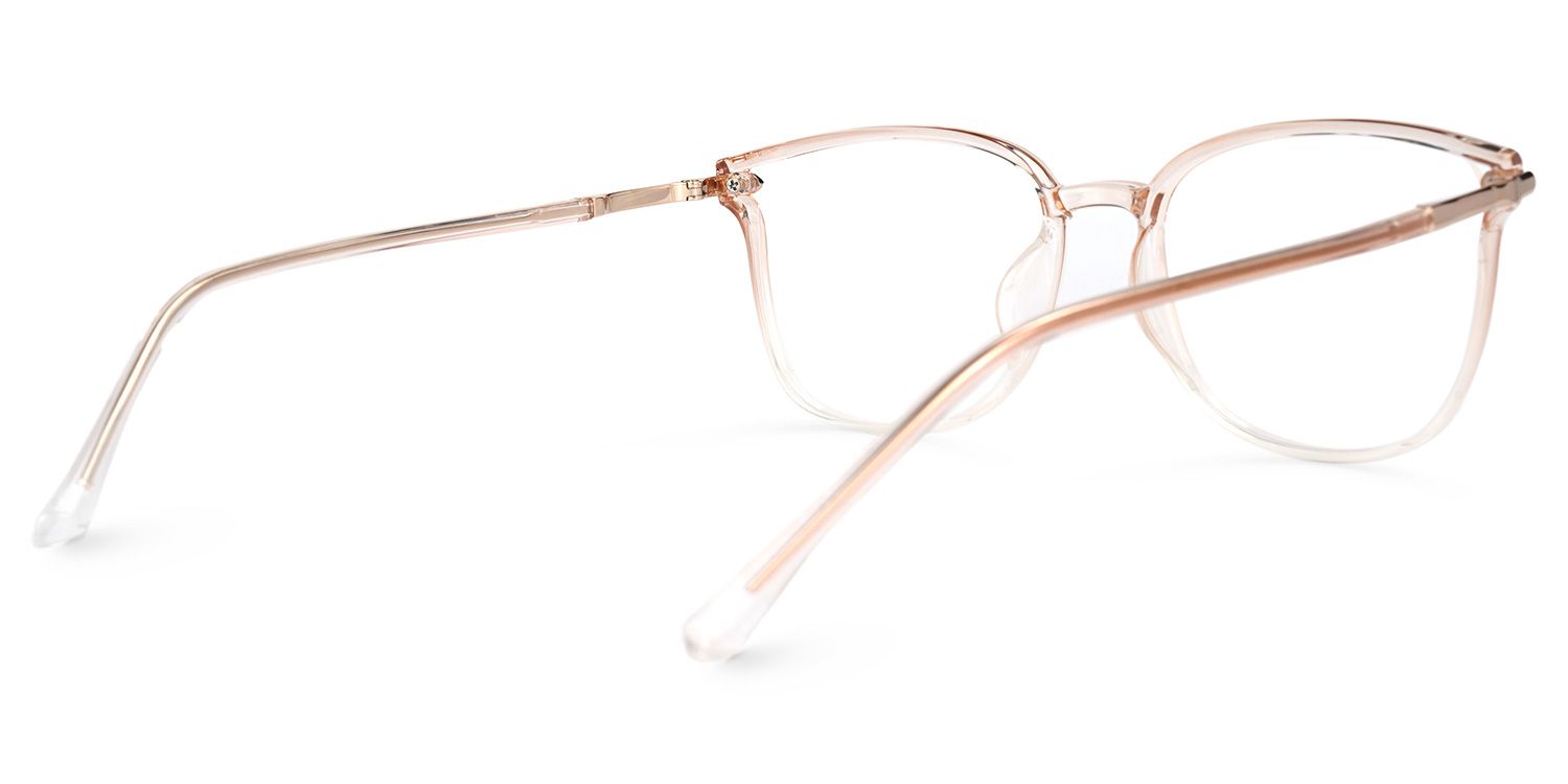 Mander Rosa Klar Quadratisch Brille3