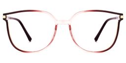 Cora Rot-Schwarz Cateye Brille0