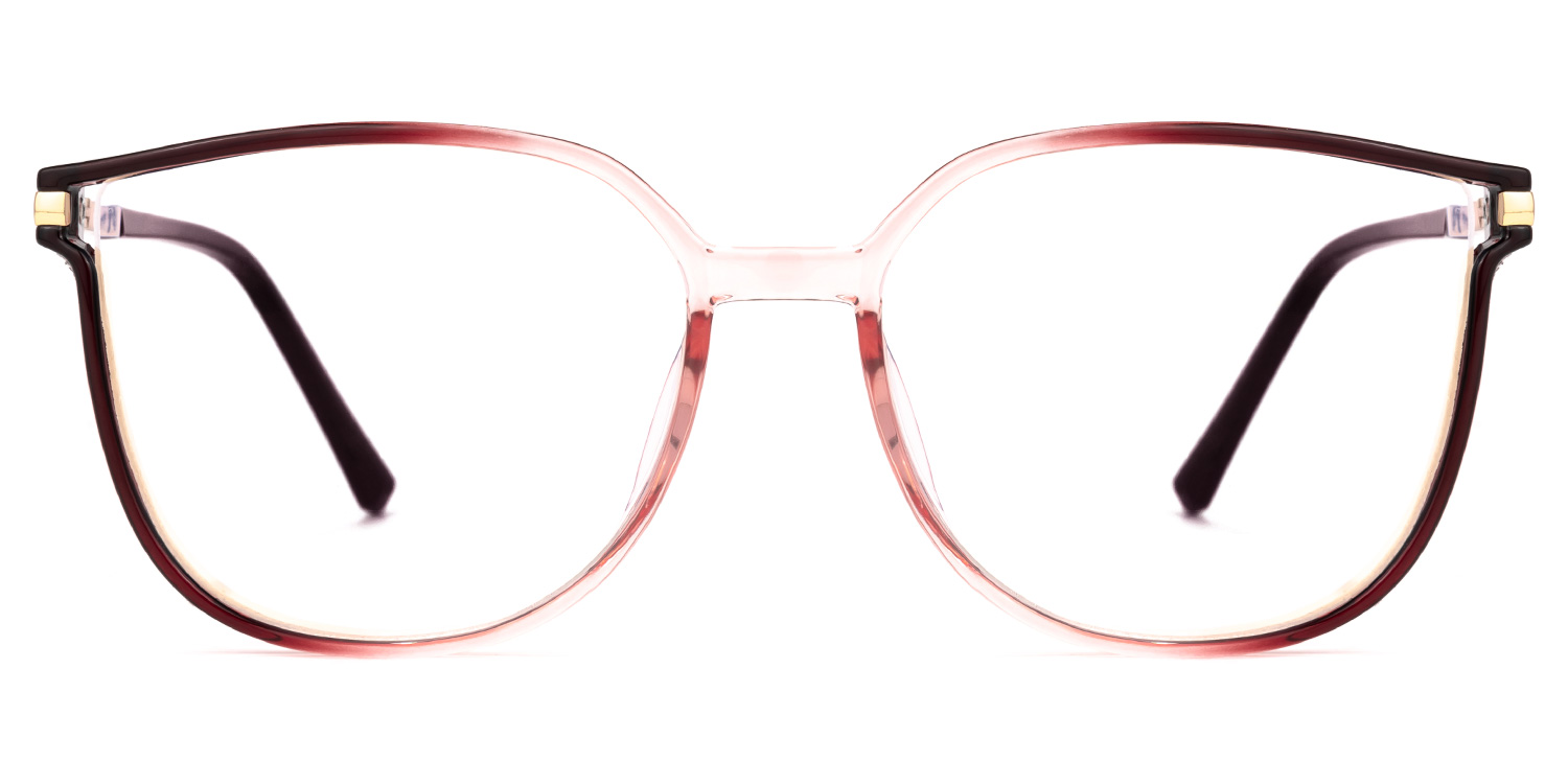 Cora Rot-Schwarz Cateye Brille