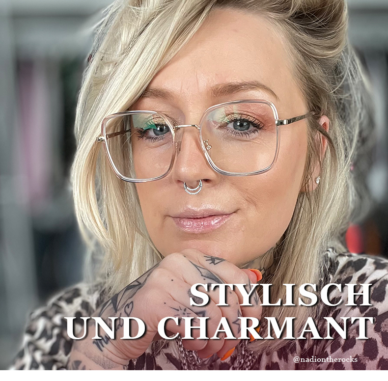 Kelby Rosa-Blau Quadratisch Brille