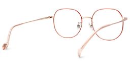 Qusay Rosa Rund Brille3