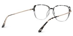 Haygood Schwarz-Tortoise Cateye Brille3