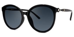 Steffi Schwarz Rund Sonnenbrille1