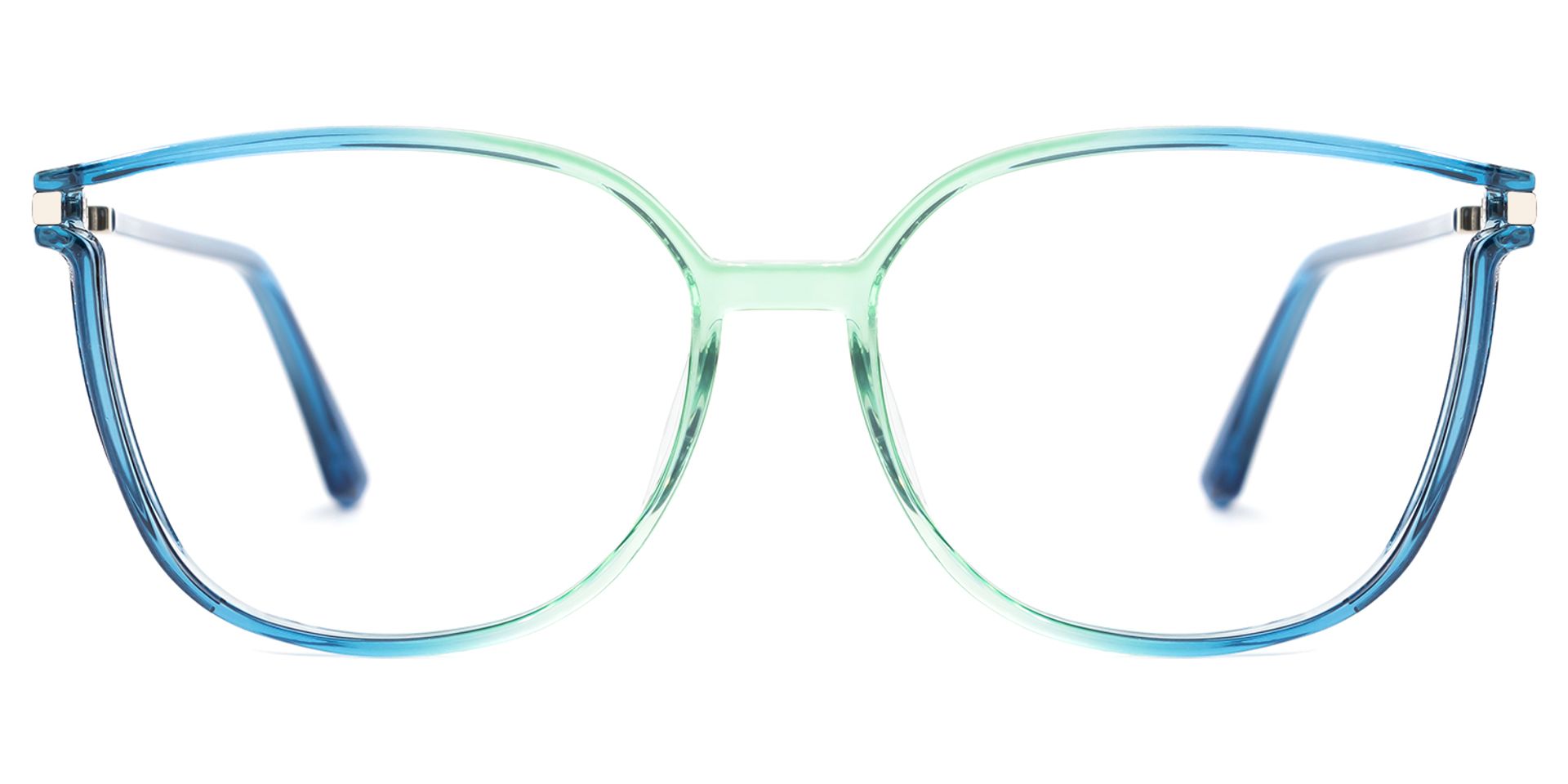Walden Blau-Grün Cateye Brille0