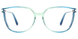 Walden Blau-Grün Cateye Brille0