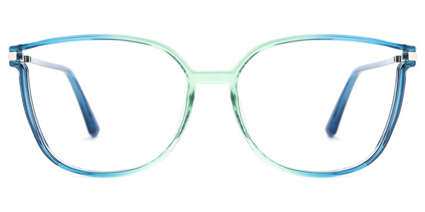 Walden Blau-Grün Cateye Brille