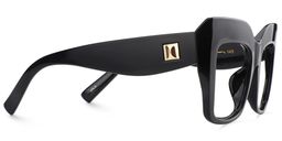 Alberta Schwarz Cat Eye Brille5