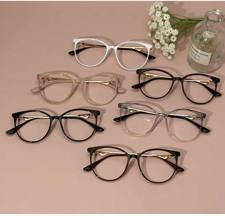 Babbage Weiß Rund Brille