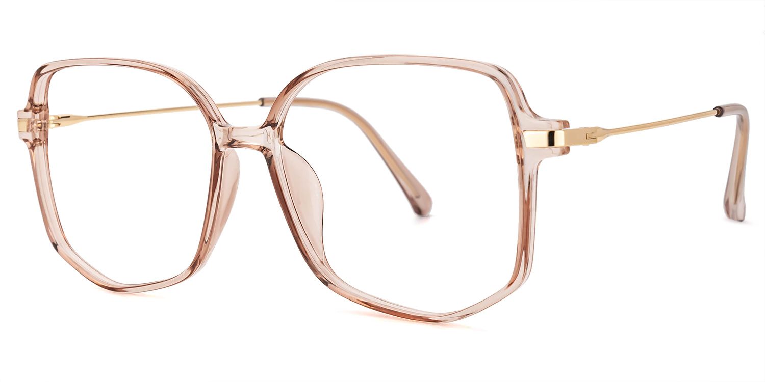 Payton Beige Geometrisch Brille1