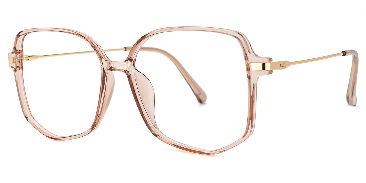 Payton Champagner Geometrisch Brille1