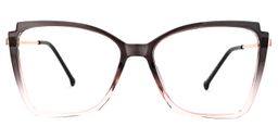 Gareth Dunkelbraun Quadratisch Brille0