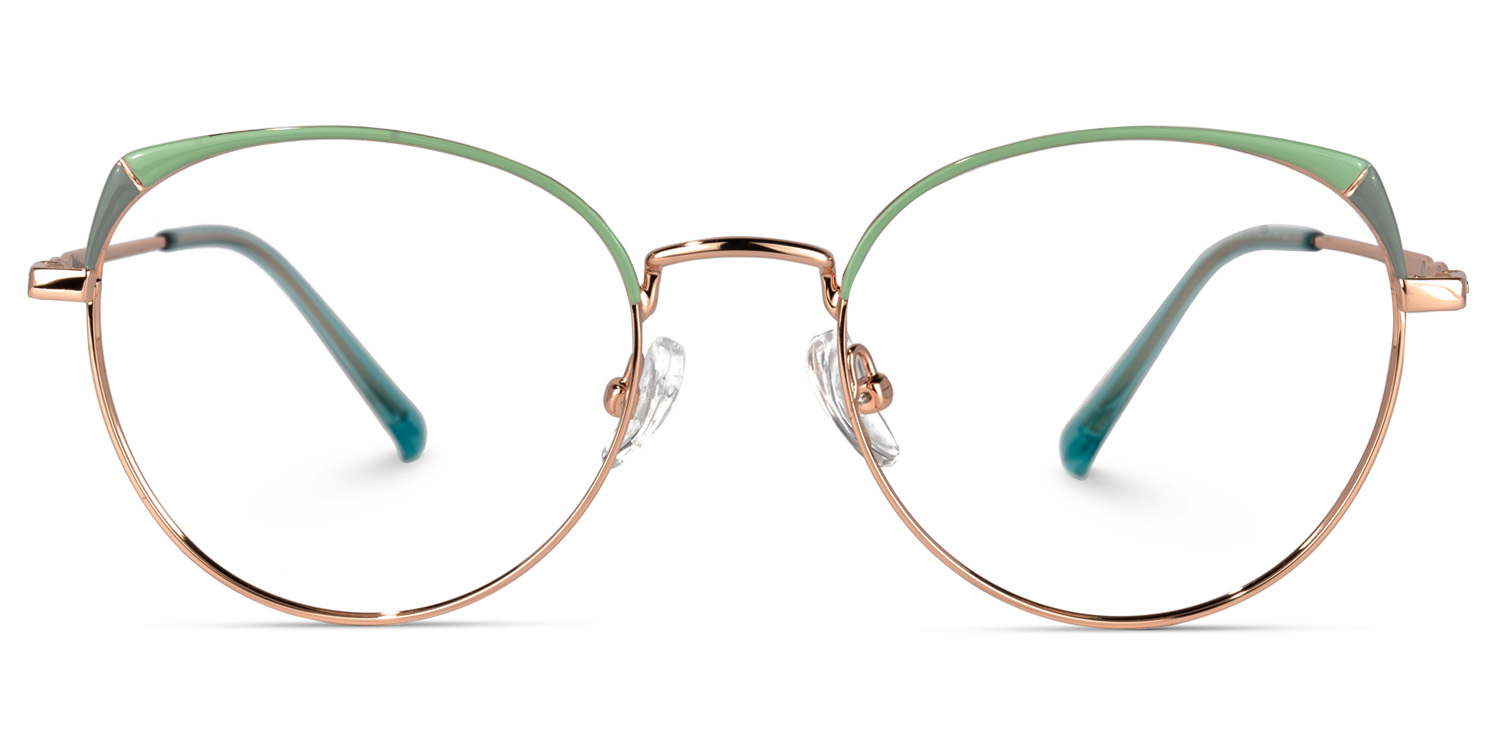 Rhys Grün Cateye Brille0