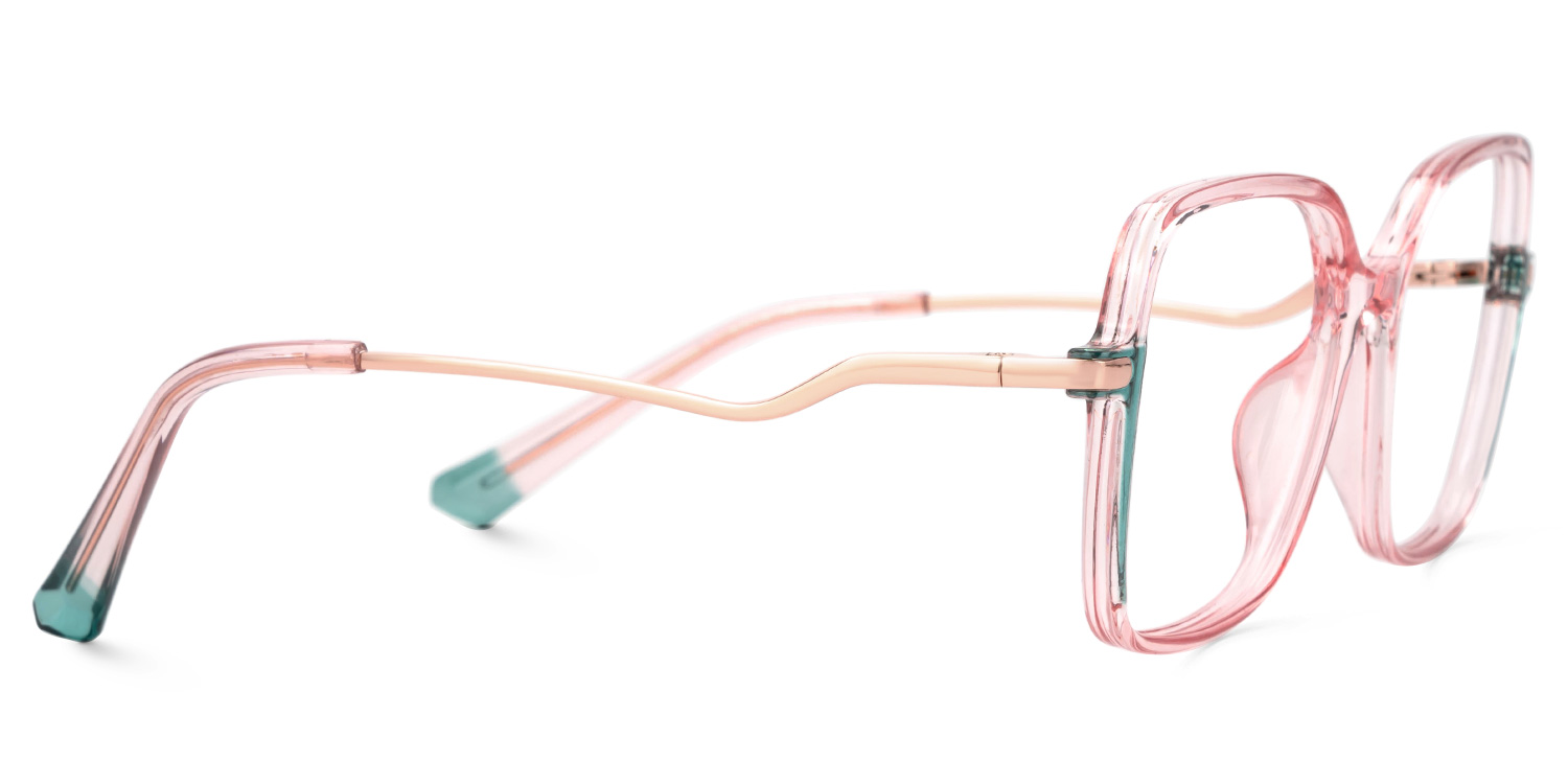 Neema Rosa Rechteckig Brille2