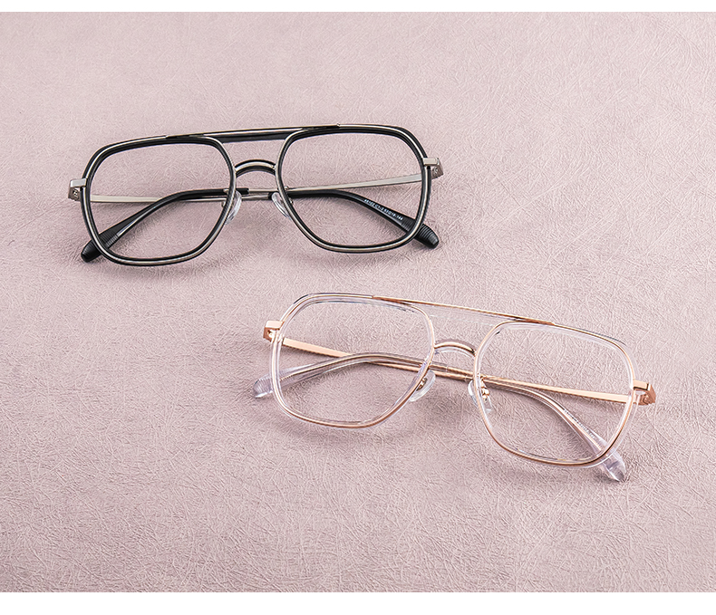Rickey Gold Pilot Brille