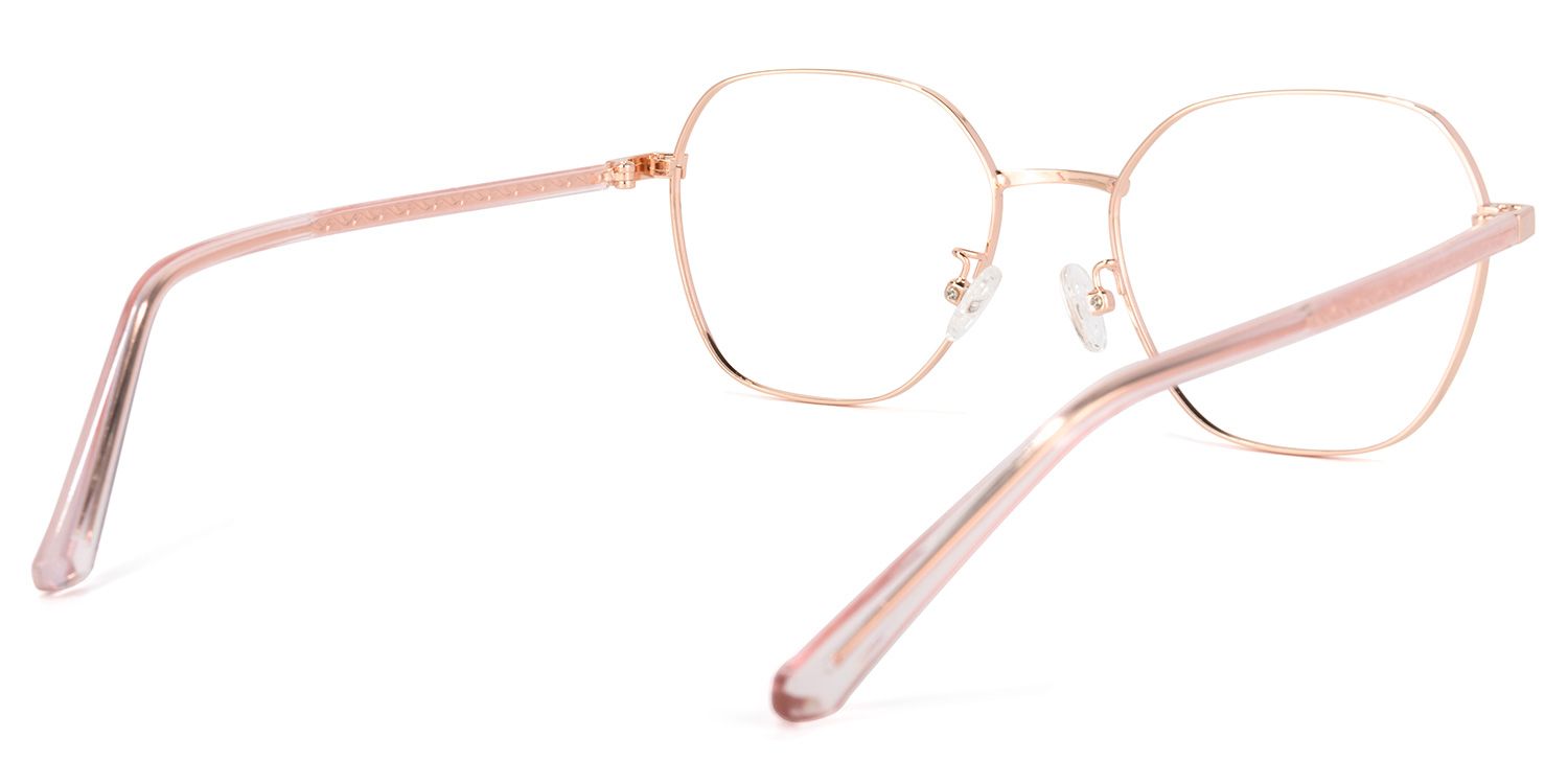 Perry Gold Geometrisch Brille3
