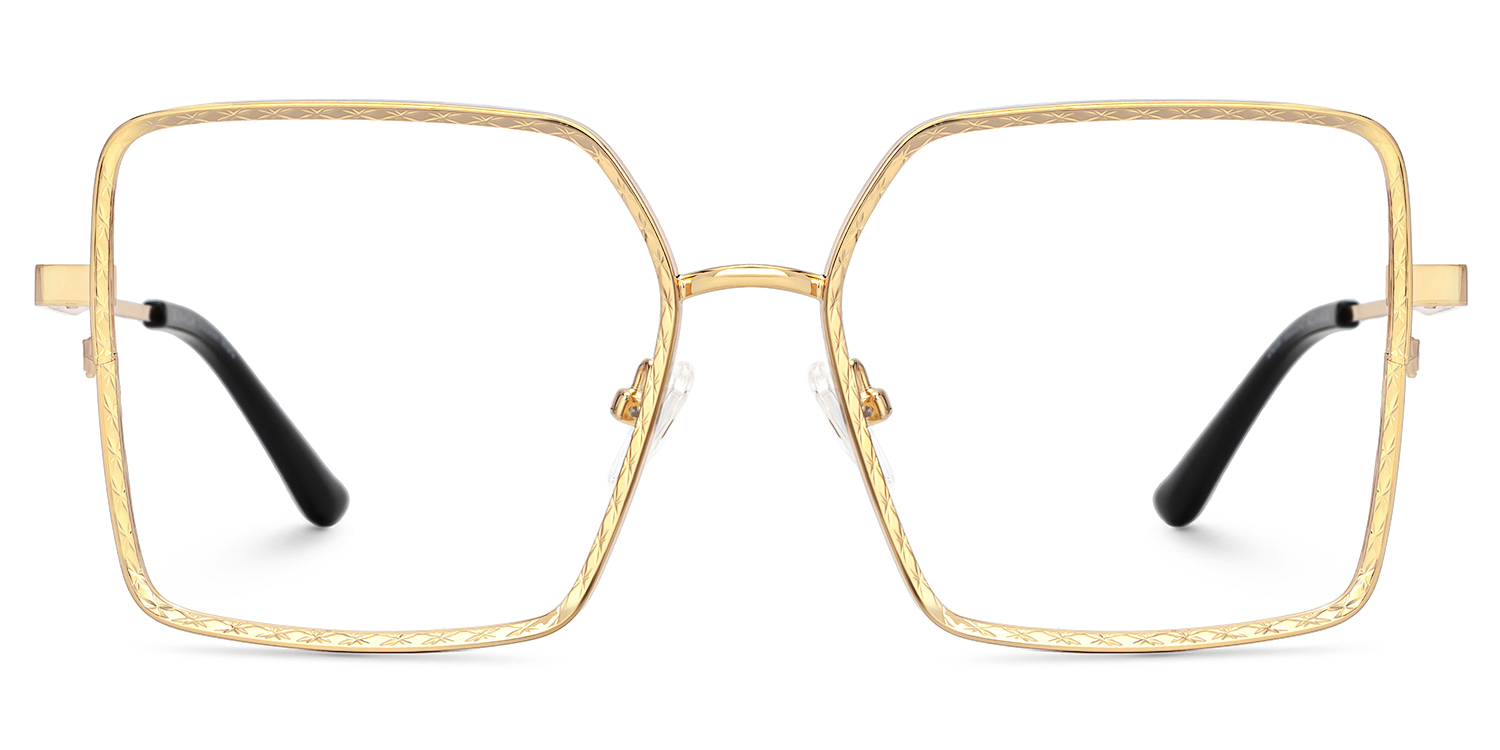 Thalia Gold Quadratisch Brille