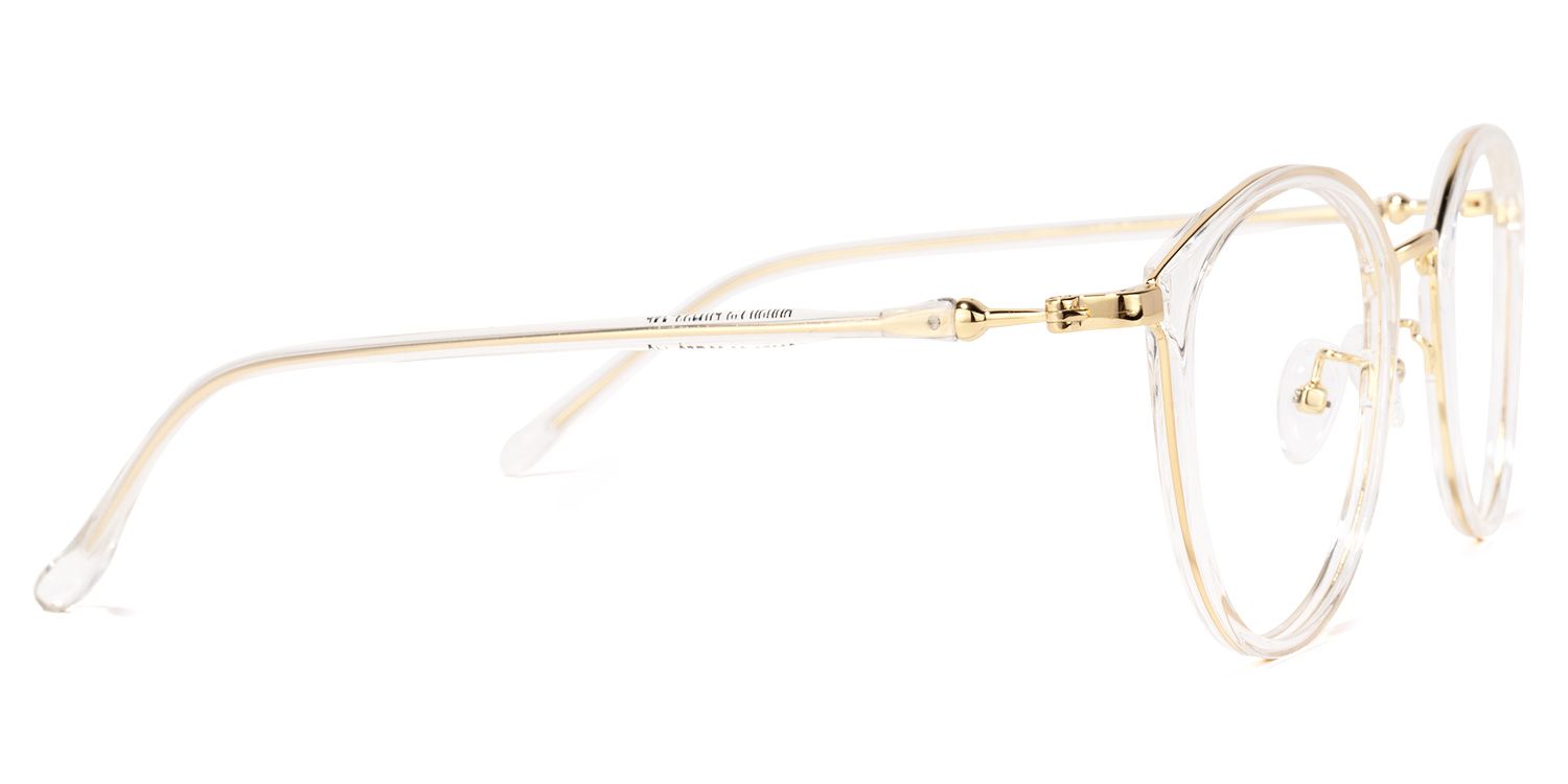 Basilia Gold Cateye Brille2