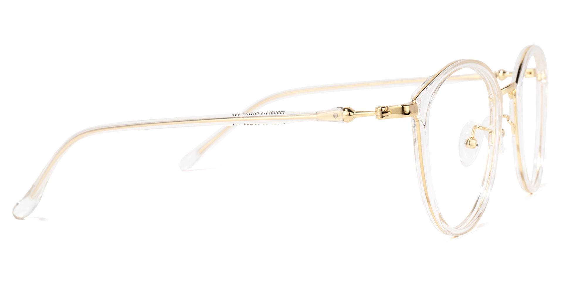 Basilia Gold Cateye Brille2