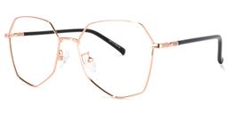 Joo Gold Geometrisch Brille1