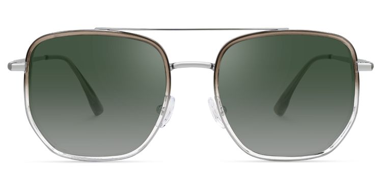 Onora Braun-Klar Pilot Sonnenbrille