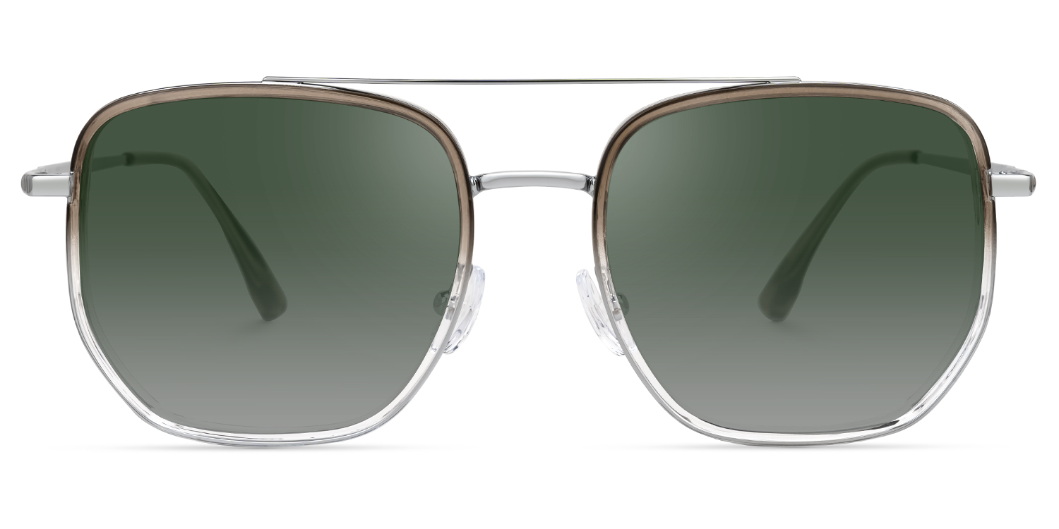 Onora Braun-Kristall Pilot Sonnenbrille gutes Bild