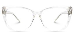 Farris Weiß Cateye Brille0