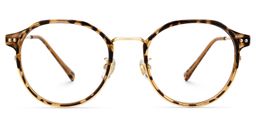 Pauleen Gelb-Tortoise Geometrisch Brille0