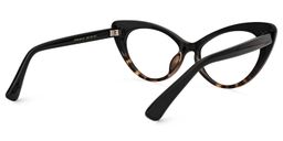 Zeke Schwarz Cateye Brille3