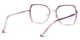 Burt Lila-Rosa Rechteckig Brille4