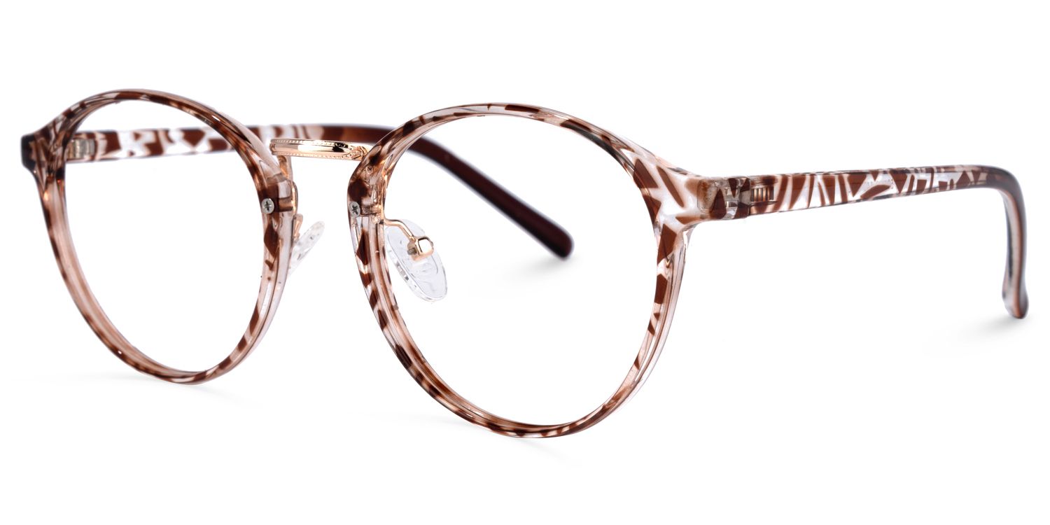 Udale Braun-Tortoise Rund Brille1