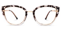 Palma Schwarz-Tortoise Cateye Brille0