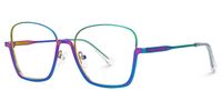 Easter Bunt Quadratisch Brille1