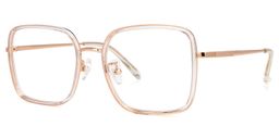 Jenifer Gold Quadratisch Brille1