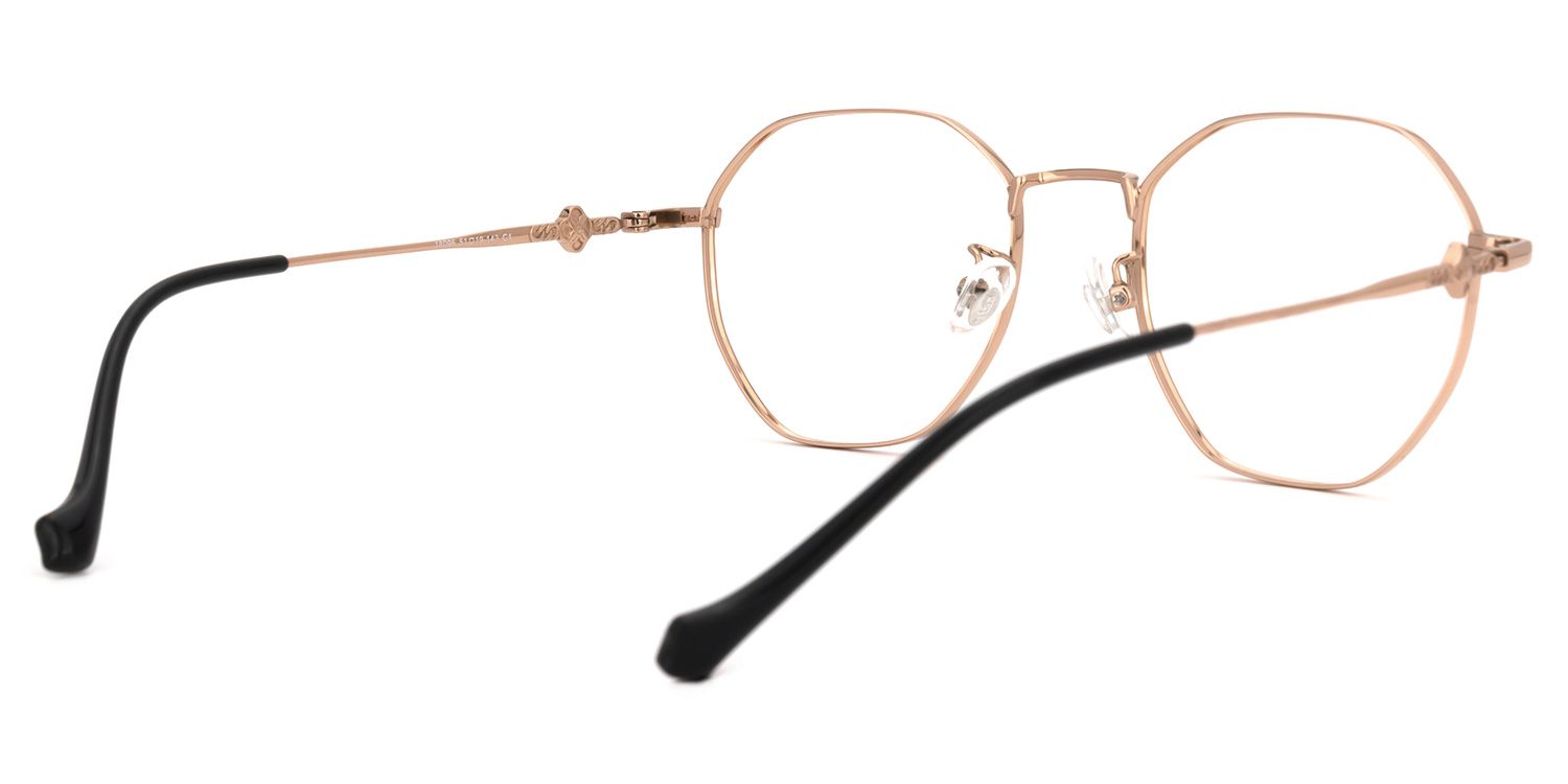 Deirdre Gold Geometrisch Brille3