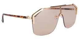 Ashbur Gold-Braun Geometrisch Sonnenbrille2