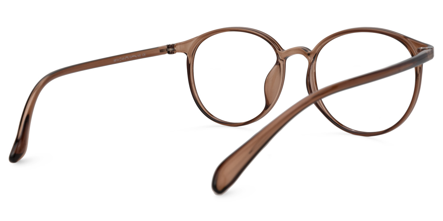 Phebe Braune Runde Brille2