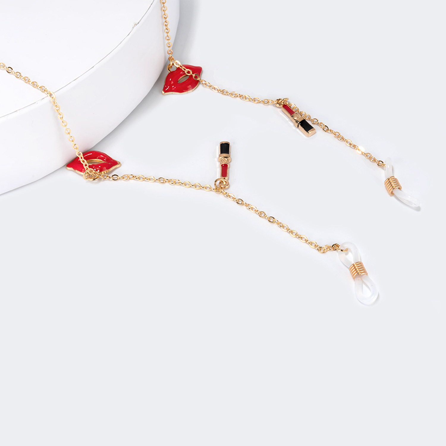 ZEELOOL Donna Gold Brillenkette