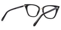 Tallulah Schwarz Cateye Brille4