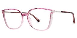 Walden Blumendruck-Rosa Cateye Brille1