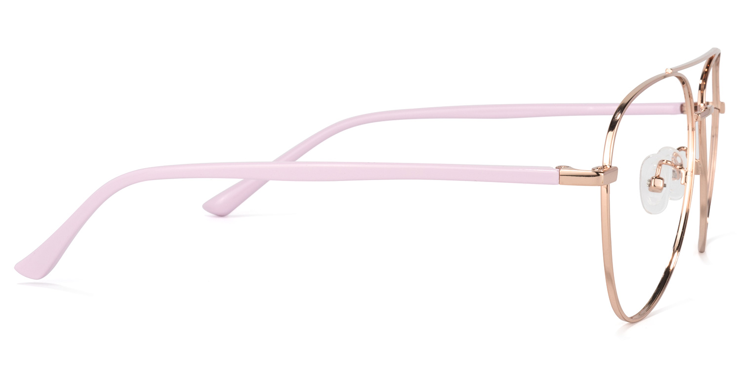 Paige Rosa Pilot Brille3