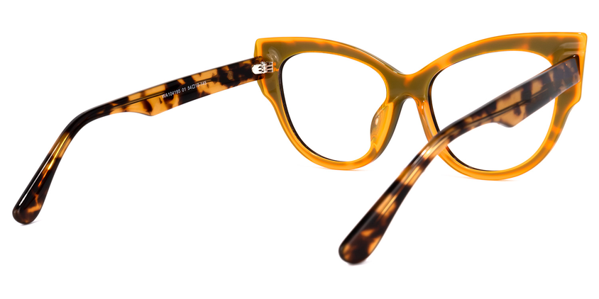 Sila Orange-Tortoise Cateye Brille4