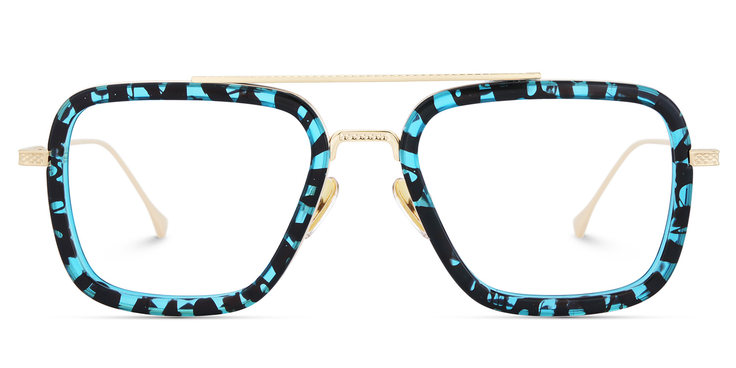 Gifford Blau Pilot Brille gutes Bild