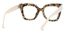 Malcolm Braun Rechteckig Brille5