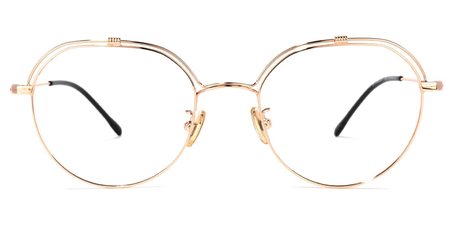 Talbot Gold Rund Brille0