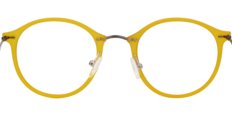 Ivy Gelb Rund Brille5